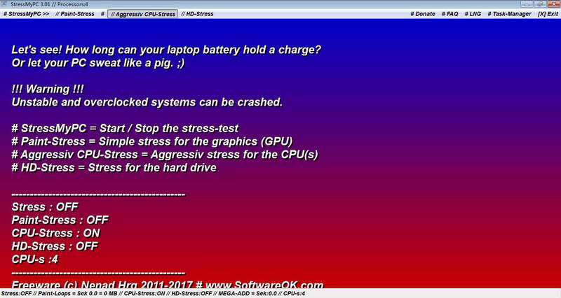 StressMyPC(性能测试)