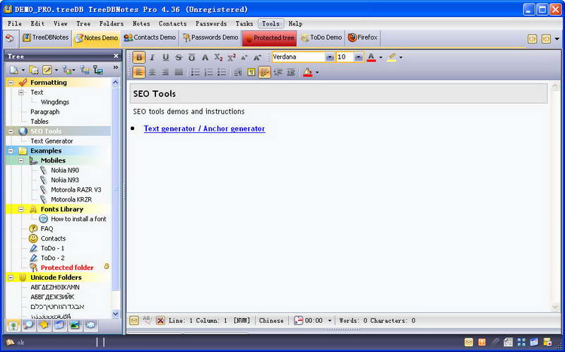 TreeDBNotes Pro