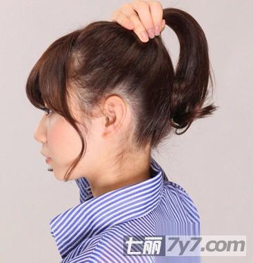 <em>矮个子</em>扎什么发型显高 韩式萝莉丸子头的扎法