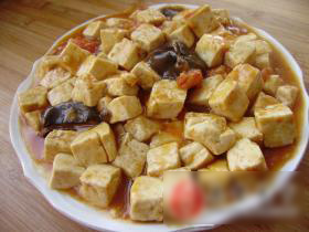 西红柿香菇烧豆腐