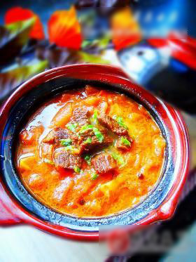 牛肉炖柿子