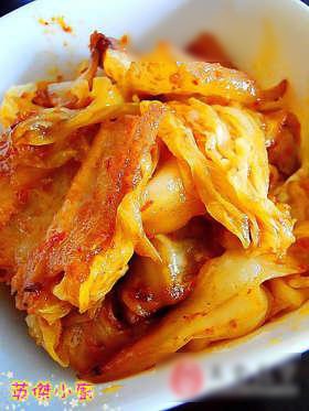 辣白菜炒五花肉