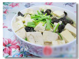 虾皮豆腐汤