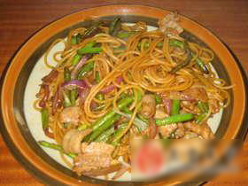 芸豆洋葱炒面