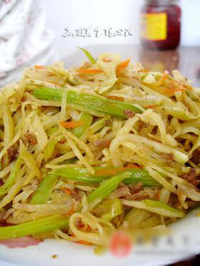 苤蓝丝小炒