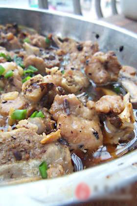 豆豉香菇蒸排骨