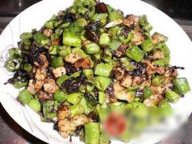 橄榄菜炒四季豆