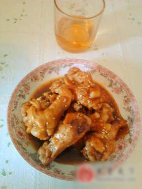 蜜汁啤酒鸡翅根