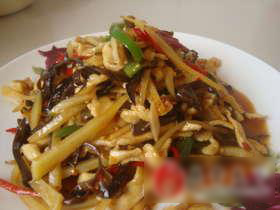 鱼香鸡丝