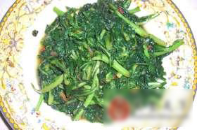 清炒茼蒿