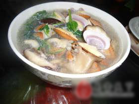 花甲香菇汤