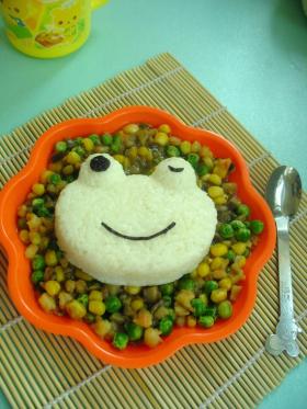 虾仁烩米饭