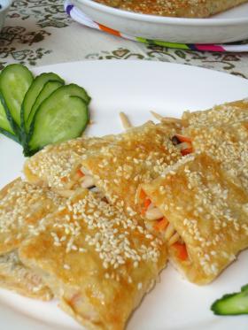 非油炸版芝麻酥鸭